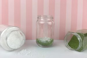 κατασκευή χριστουγεννιάτικων δώρων, ιδέα για βαζάκια