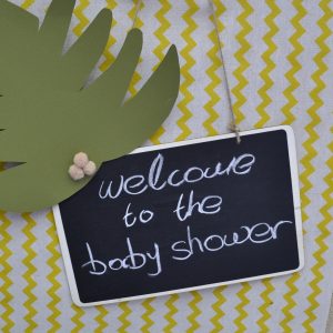 Μαυροπίνακας για baby shower