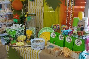 baby shower διακόσμηση για αγόρι, candy table