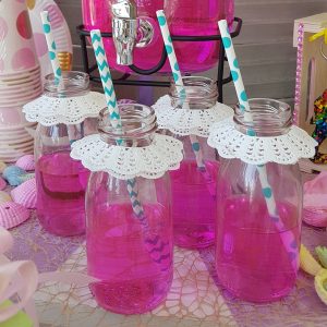 γυάλινα μπουκαλάκια-ποτήρια για πάρτυ