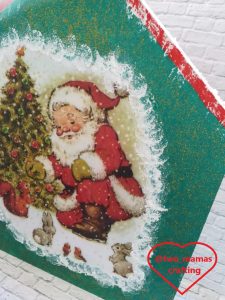 ημερολόγιο αντίστροφης μέτρησης χριστουγέννων, ξύλινο σπιτάκι ντεκουπάζ